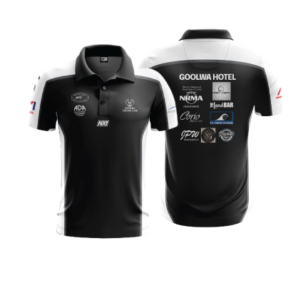 Goolwa Cricket Club Black S/S Polo