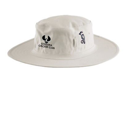 Goolwa Cricket Club White Wide Brim Hat