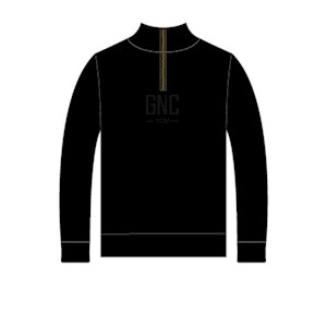 Goolwa NC Panel Qtr Zip - Tonal Black