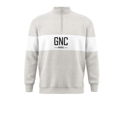 Goolwa NC Panel Qtr Zip - Contrast Grey