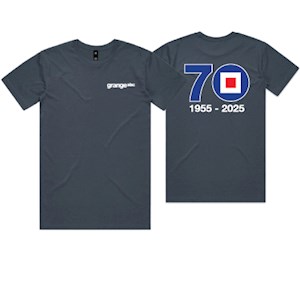 Grange SLSC 70 Year Tee - Petrol Blue