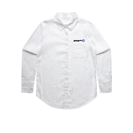 Grange SLSC White Linen Shirt