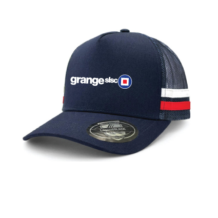 Grange SLSC Stripe Trucker Cap