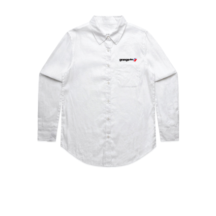 Grange SLSC White Linen Shirt