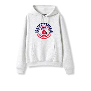 Gymnastics SA Hoodie- Snow Marl