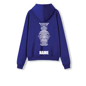Gymnastics SA Junior Hoodie- Royal Blue