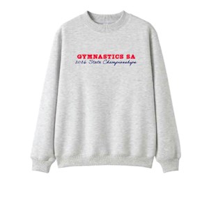 Gymnastics SA Junior Crew Neck Jumper