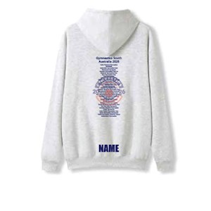 Gymnastics SA Junior Hoodie- Snow Marl