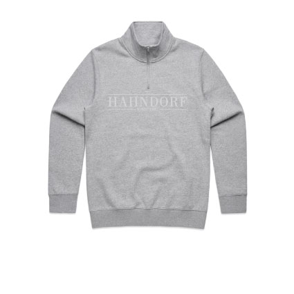 Hahndorf FC Half Zip Jumper - Grey Marle