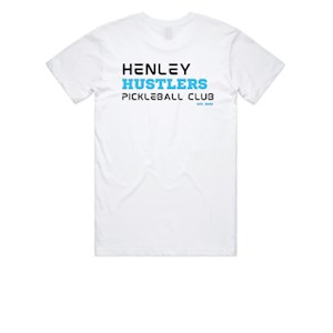 Henley Hustlers PC Cotton Tee- White