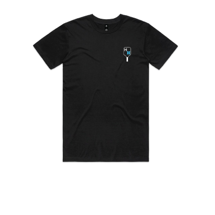 Henley Hustlers PC Cotton Tee- Black