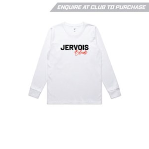 Jervois Heavy LS Cotton Tee - White