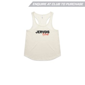 Jervois Racerback Singlet - Ecru