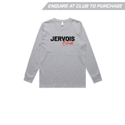 Jervois Heavy LS Cotton Tee - Grey Marle
