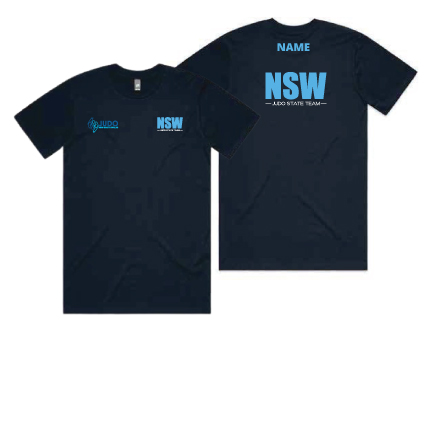 Judo NSW Navy T-Shirt