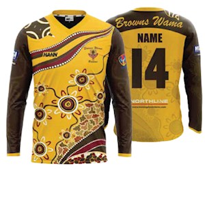 T20 Indigenous Long Sleeve Shirt - Senior Mens