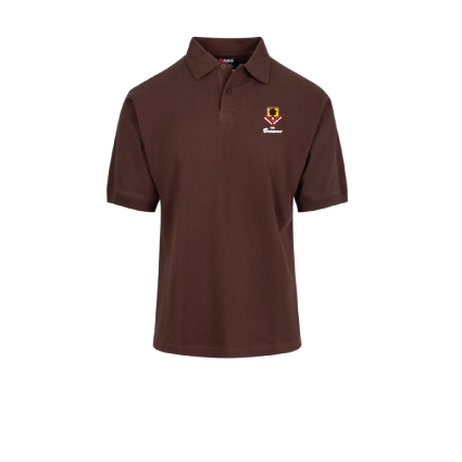 KDCC Pique Cotton Polo - Brown