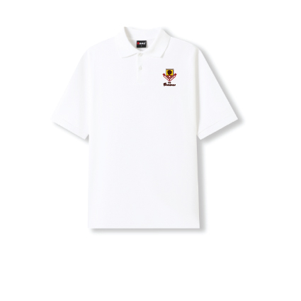 KDCC Pique Cotton Polo - White