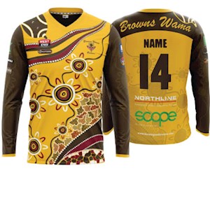 T20 Indigenous Long Sleeve Shirt - Senior Mens