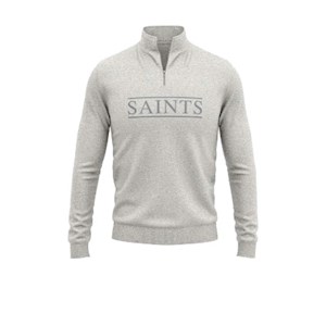 Kingston FC Qtr Zip - Grey Marle
