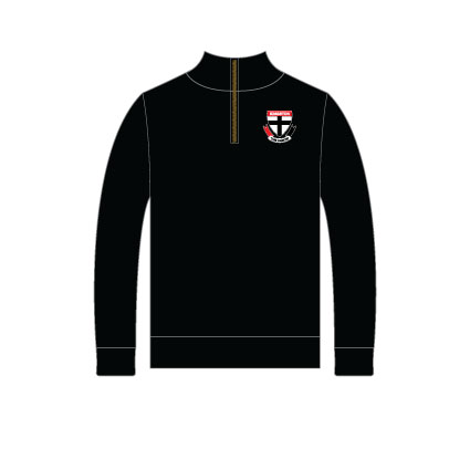 Kingston FC Qtr Zip - Black