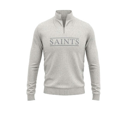 Kingston FC Qtr Zip - Grey Marle