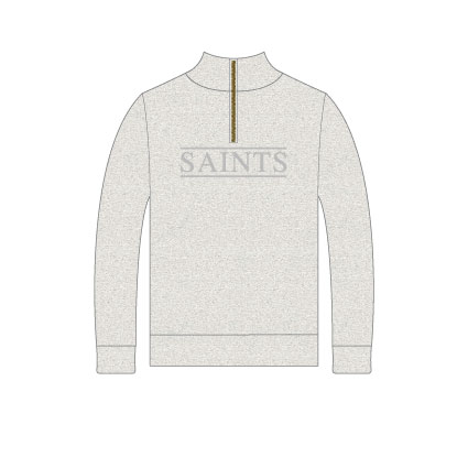 Kingston FC Qtr Zip - Grey Marle