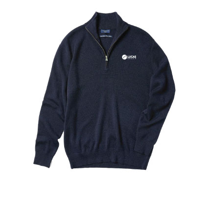 Lucas Group Saxon Quarter Zip Jumper
