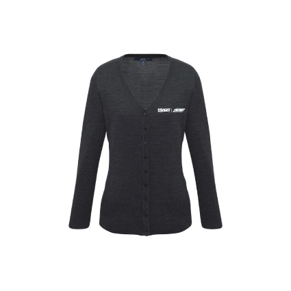 BBC Office Milano Cardigan Charcoal - Ladies