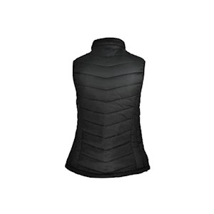 Fielders Black Puffer Vest - Ladies