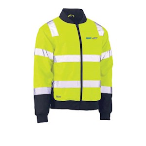 BBC SA Hi-Vis Taped Bomber Jacket