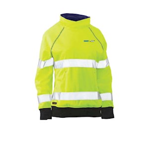 BBC SA Hi-Vis Taped Fleece Pullover - Ladies