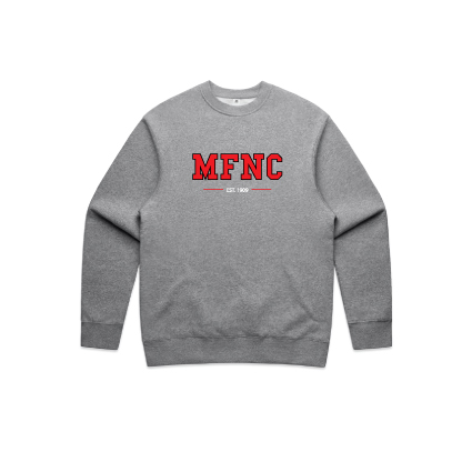 MFNC Crew Jumper - Grey Marle