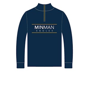 MinMan SC College Qtr Zip- Hemmed Waistband
