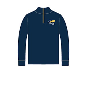 MinMan SC Logo Qtr Zip- Hemmed Waistband