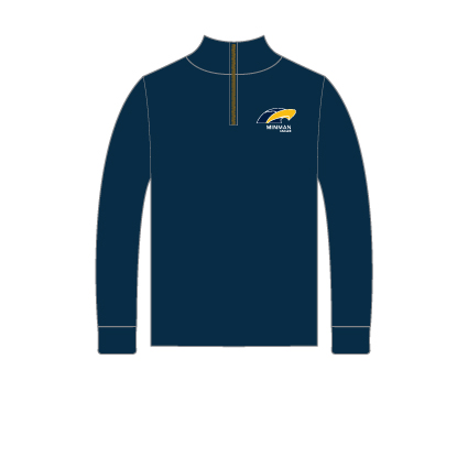 MinMan SC Logo Qtr Zip- Hemmed Waistband