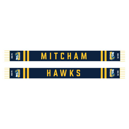 Mitcham Hawks FC Custom Knit Scarf