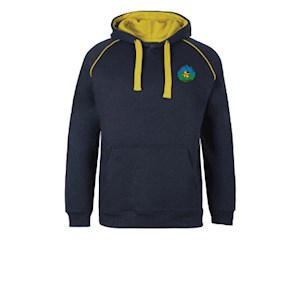 Contrast Fleecy Hoodie