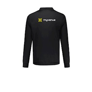 MyVenue Long Sleeve Polo - Black
