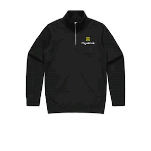 MyVenue Qtr Zip - Black