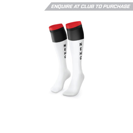 North East Hockey Club Socks - White