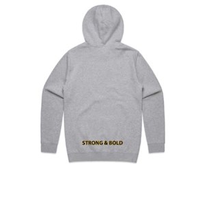 North Gambier FNC Premium Embroidered Hoodie - Grey Marle