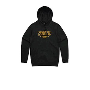 North Gambier FNC Printed Kids Hoodie - Black