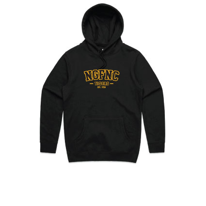 North Gambier FNC Premium Embroidered Hoodie - Black
