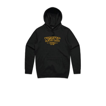 North Gambier FNC Printed Kids Hoodie - Black