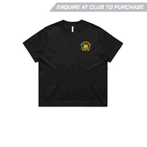 North Gambier FNC Centenary Print Tee (Ladies) - Black