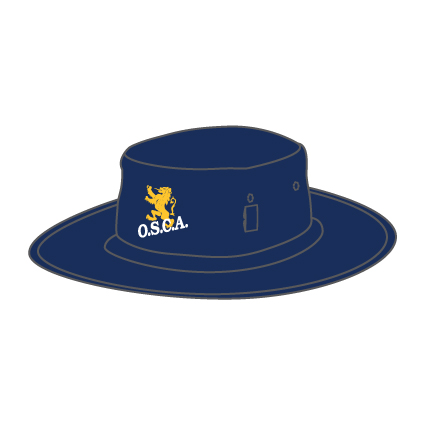 OSCA Micromesh Broad Brim Hat - Navy