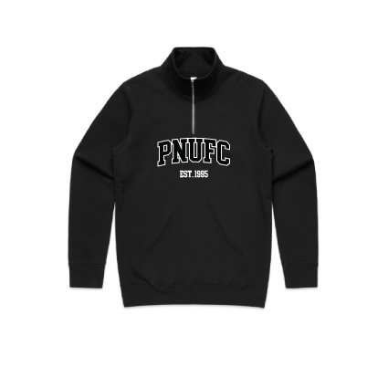 PNUFC Qtr Zip Jumper - Black