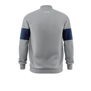 PHOS Camden FC Panel Qtr Zip Jumper - Grey Marle