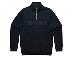 PHOS Netball Club Navy Quarter Zip